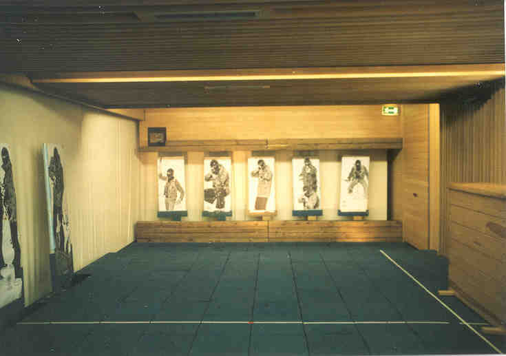 Shooting range for the practical firearms proficiency exam